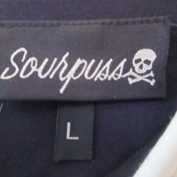 NWT Sourpuss Studded Black Collar Dress Black - Picture 6 of 6